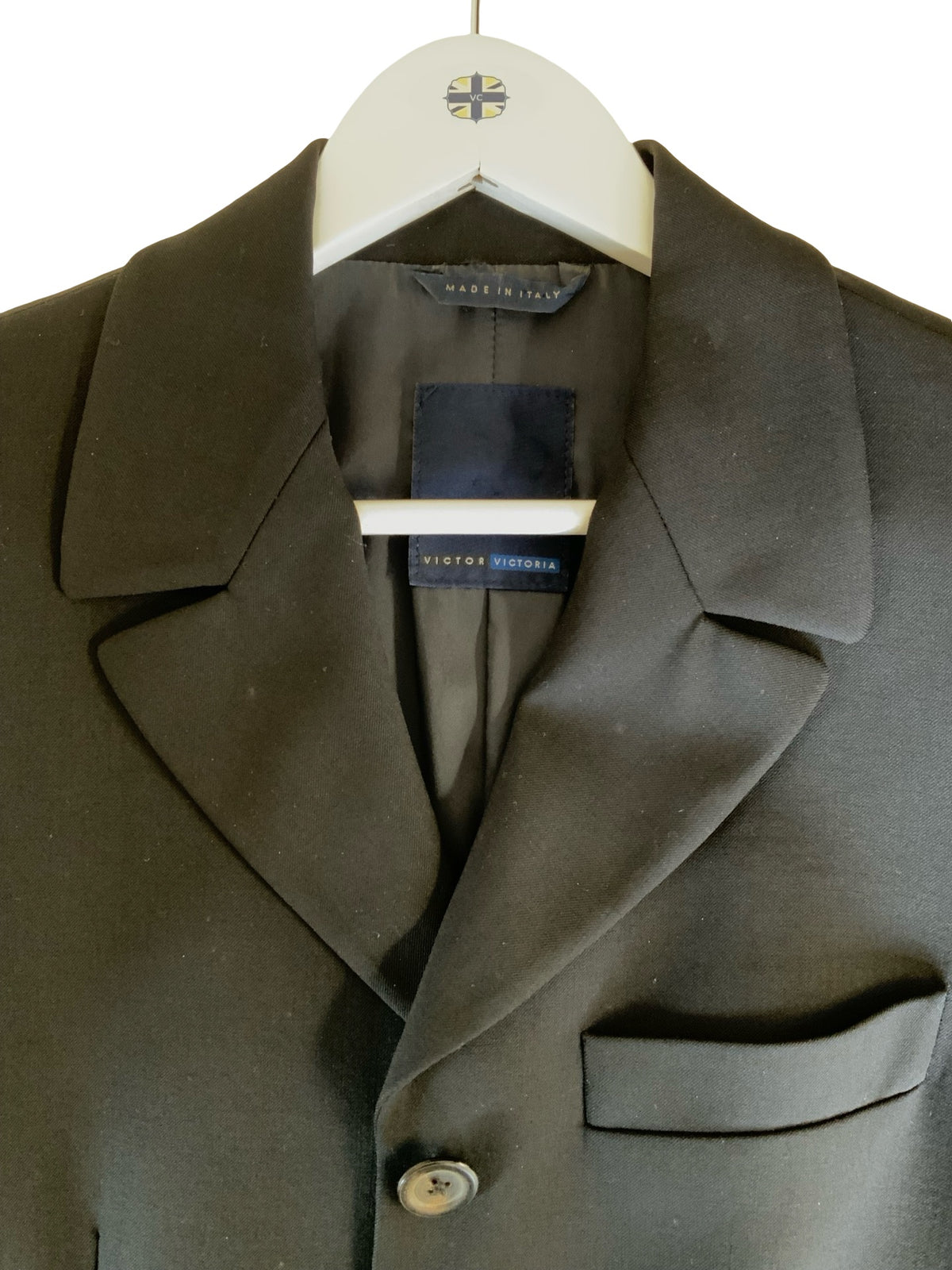 Victor Victoria Single Breasted Black Jacket