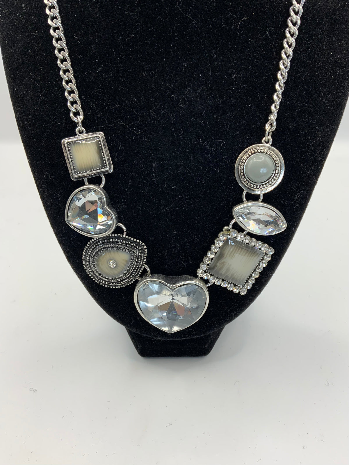 Magdalene Heart Charm Choker Necklace