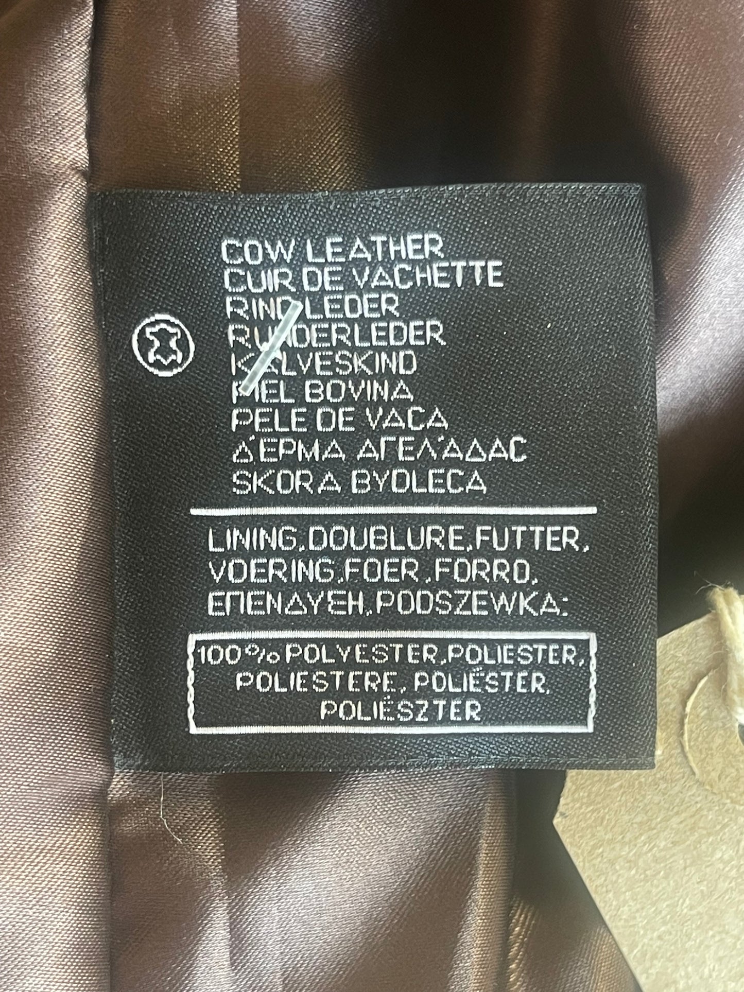 Rebel Rino and Pelle Brown Leather Jacket