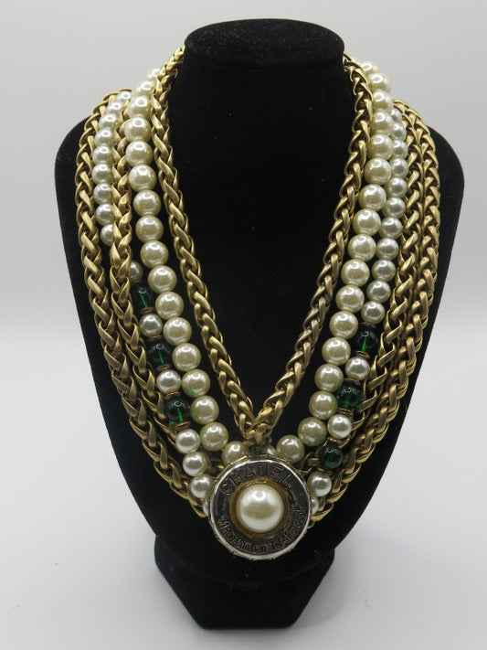 Dauplaise Vintage Choker Charm Necklace