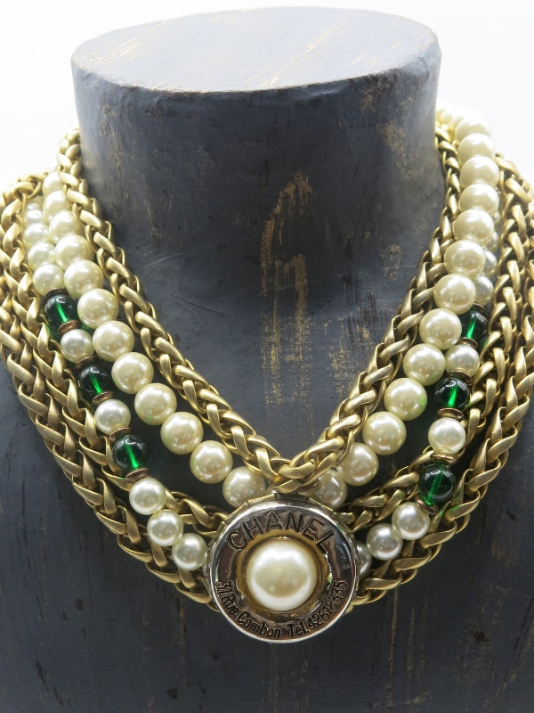 Dauplaise Vintage Choker Charm Necklace