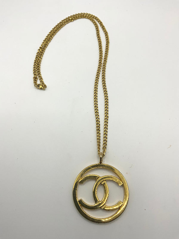 Repurposed Chanel Pendant Necklace