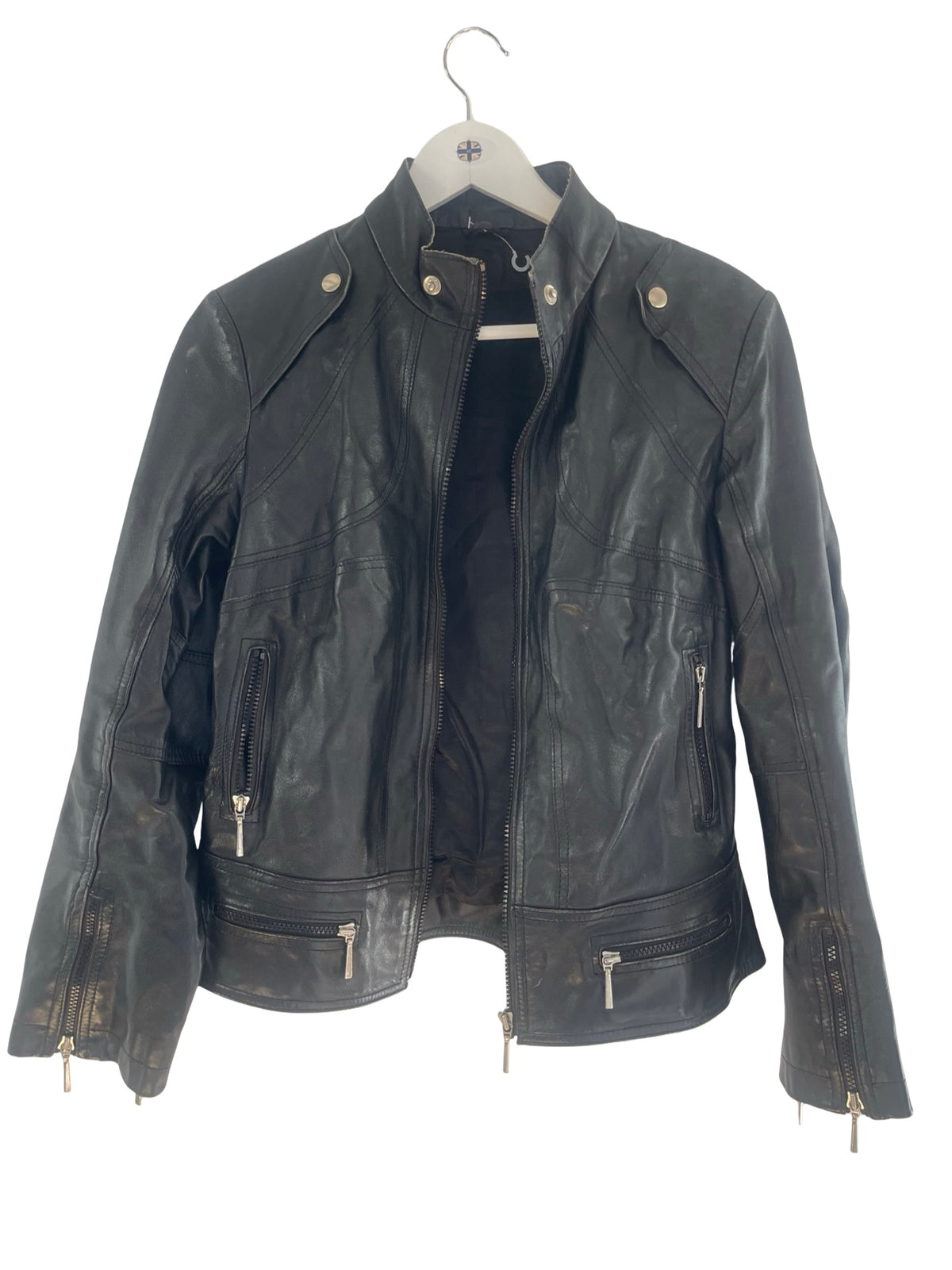 Vintage Black Leather Jacket
