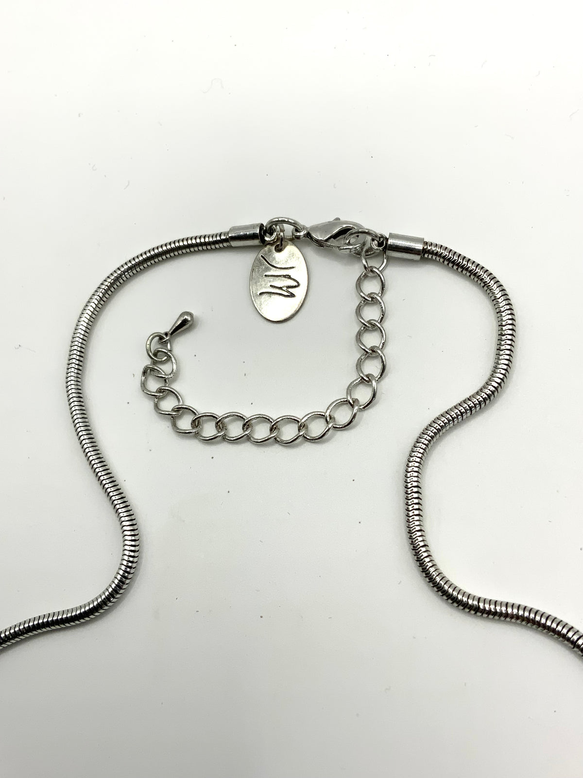 Magdalene Silver Drop Choker Necklace