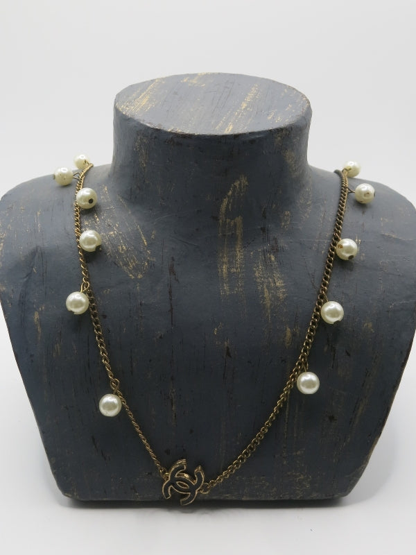 Pearl Vintage Homemade Necklace