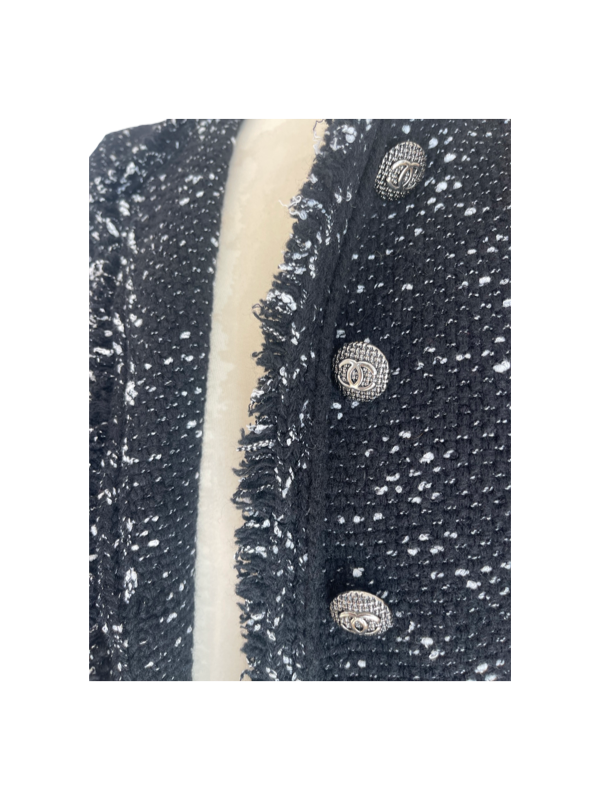 Massimo Dutti Cardigan with original Chanel Buttons