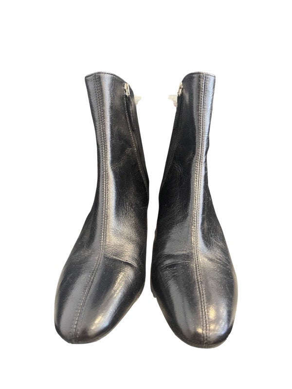 Zara Leather Ankle Boots