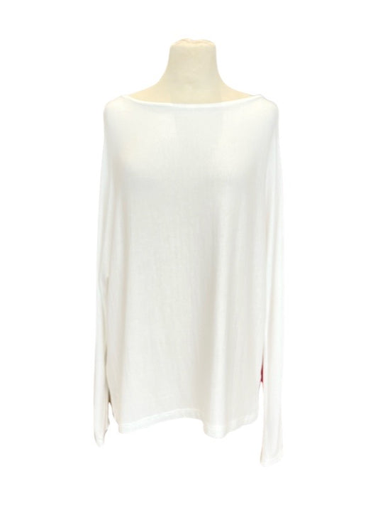Vince white long sleeve top