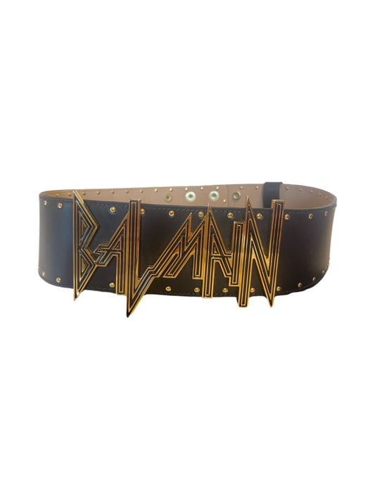 Balmain Belt with Writing