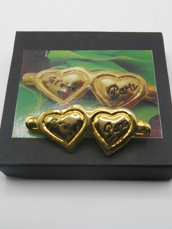 Je T' Aime Heart Pin