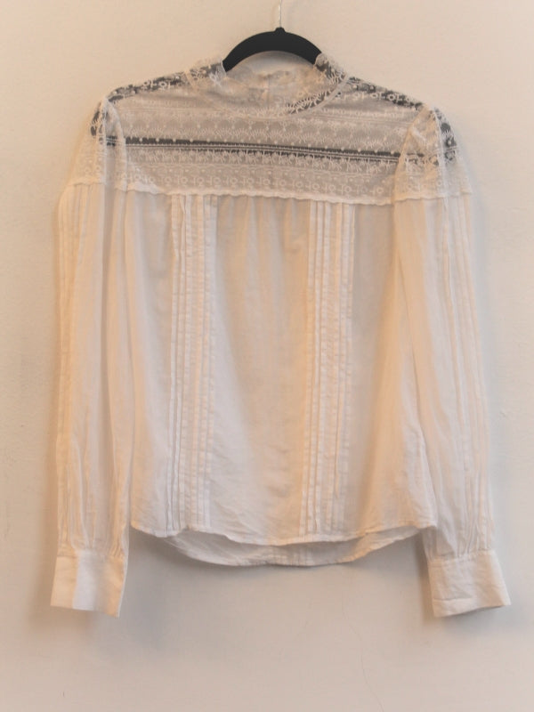 Karen Millen Edwardian Shirt with Lace