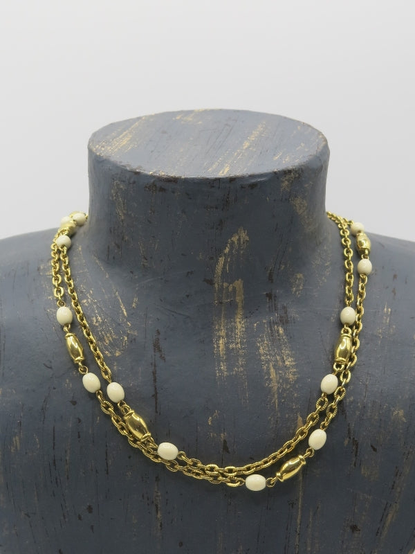 Monet Signed Bead Necklace