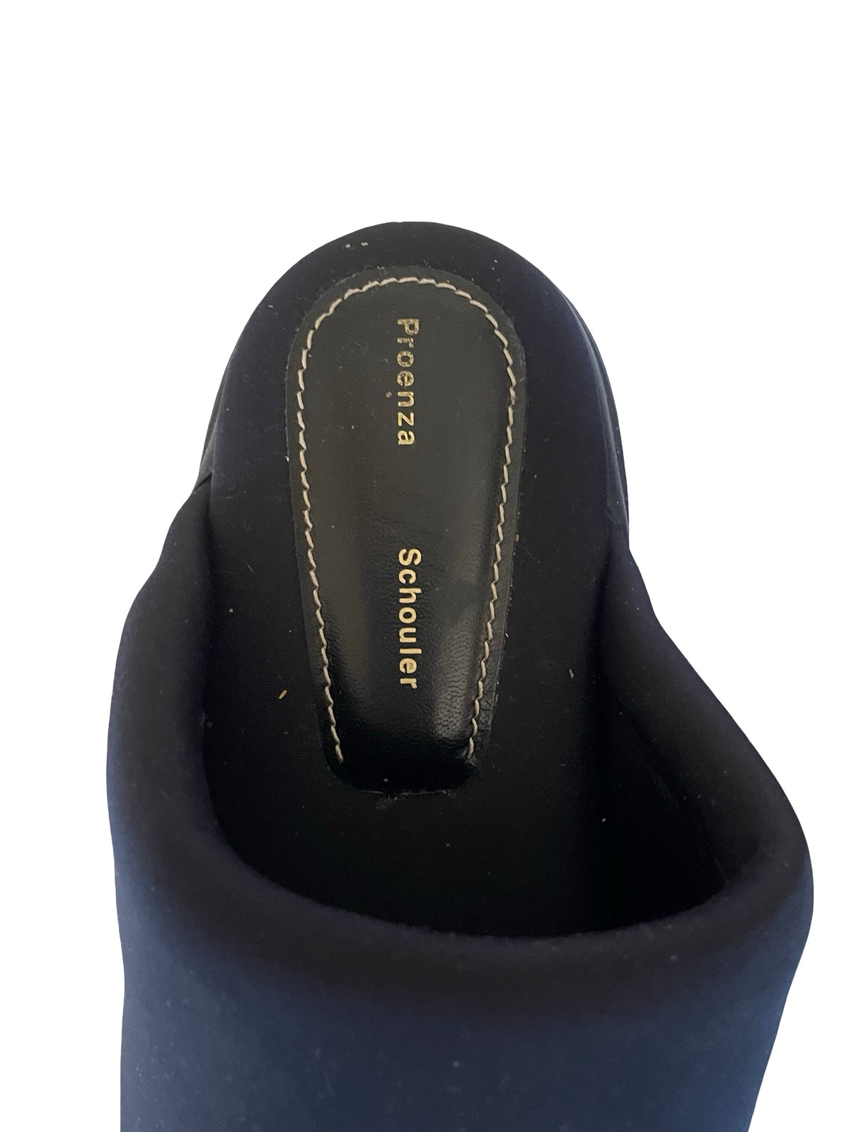 Proenza Schouler Neoprene Platform Slides
