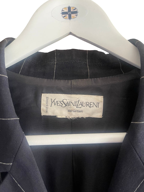 YSL Yves Saint Laurent Pinstripe Vintage Jacket