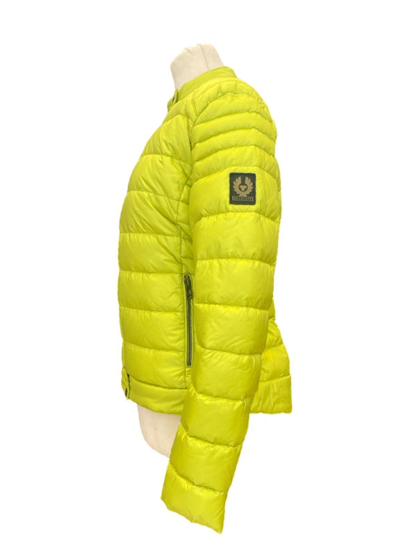 Belstaff jacket arm with logo badge