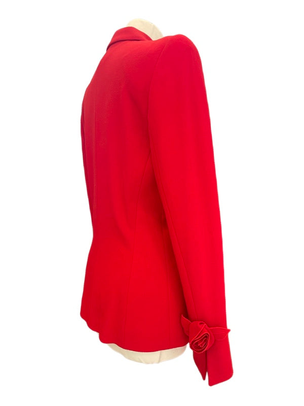 Escada red jacket side