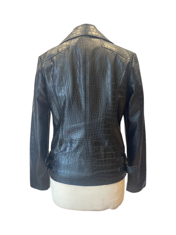 Karen Millen Faux Leather Croc Jacket