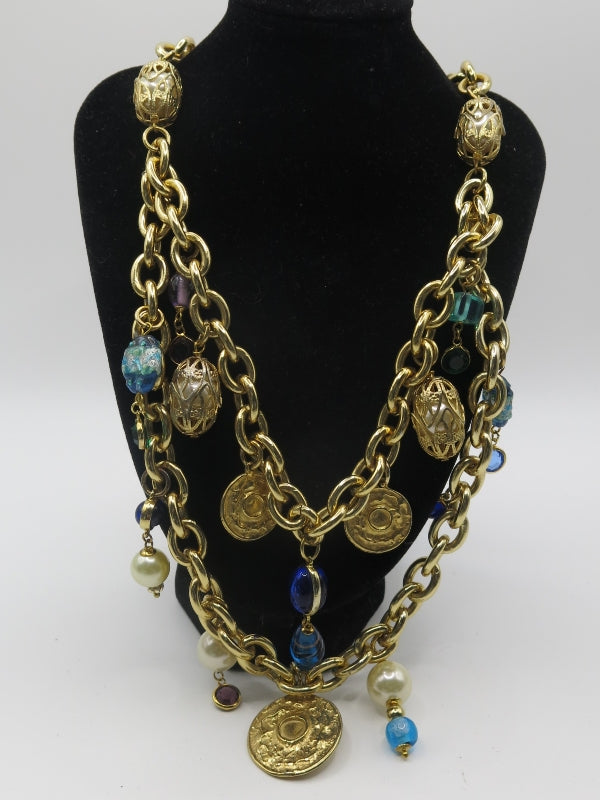 Vendome Lake Como Necklace Signed