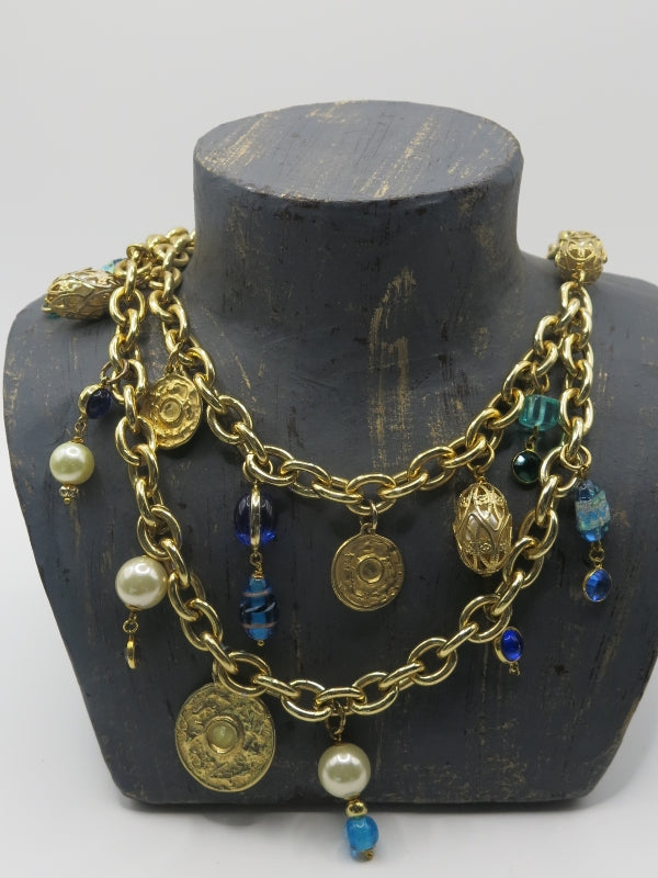 Vendome Lake Como Necklace Signed