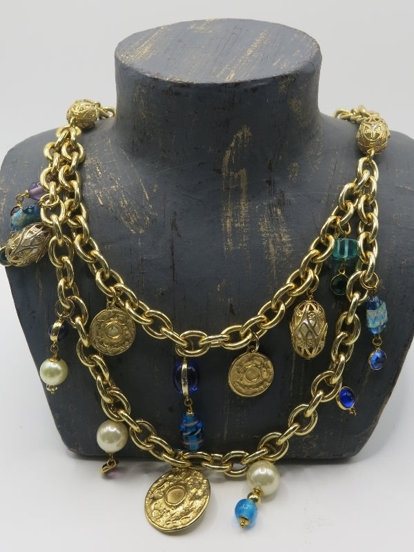 Vendome Lake Como Necklace Signed