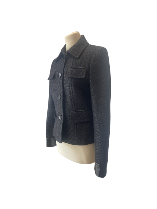 Marella Jacket Tweed with PVC