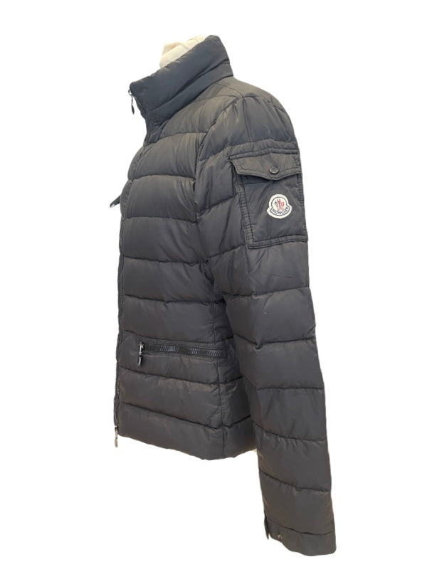 Moncler jacket arm and moncler badge