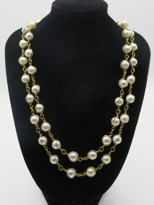 Napier Long Pearl Necklace