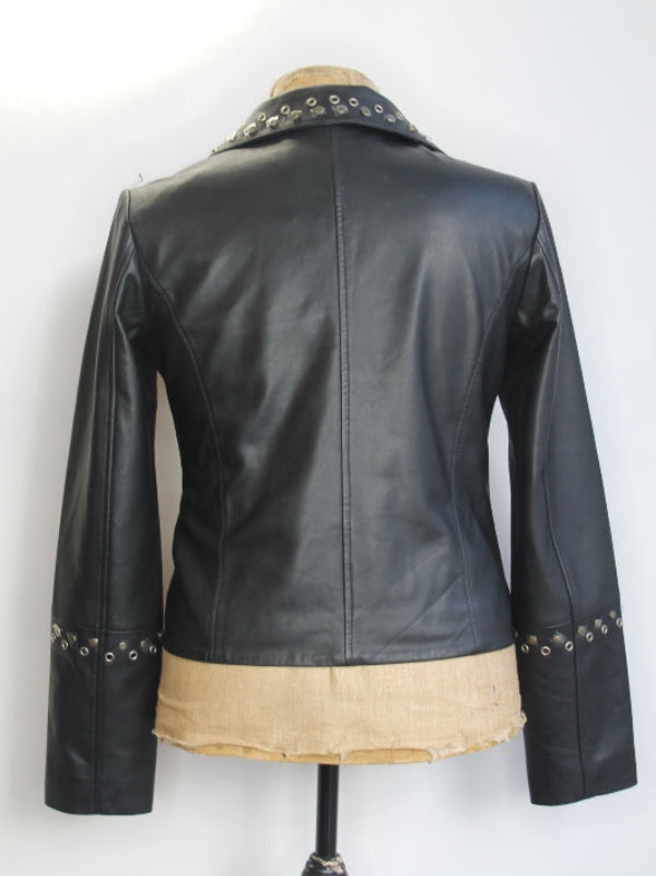 Oasis Studded Leather Jacket