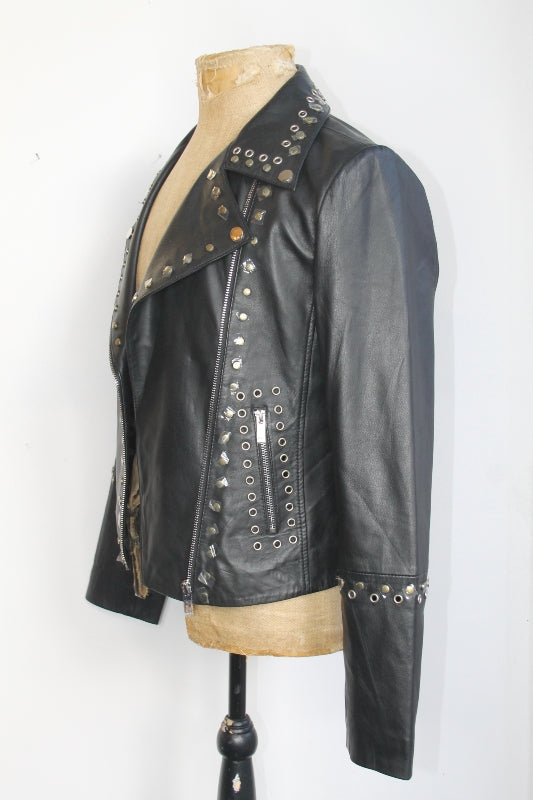 Oasis Studded Leather Jacket