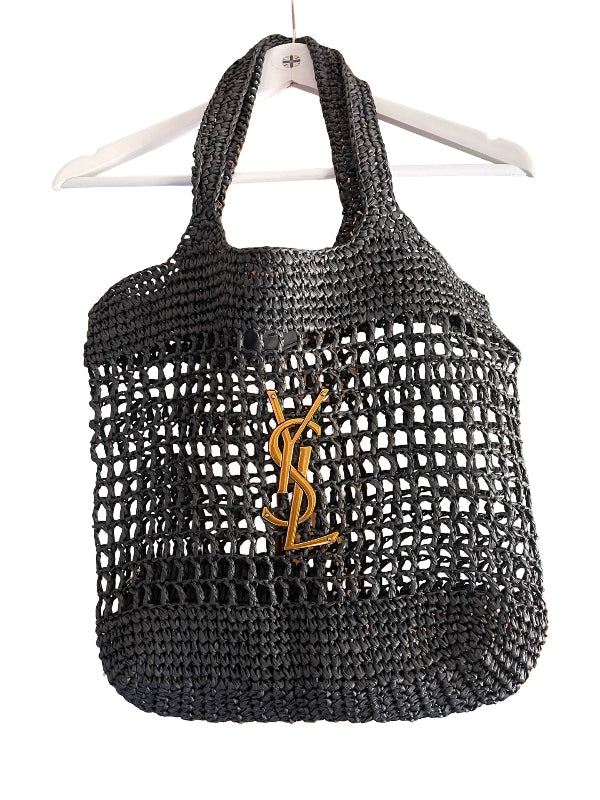 Raffia Double Handled Beach Tote Bag