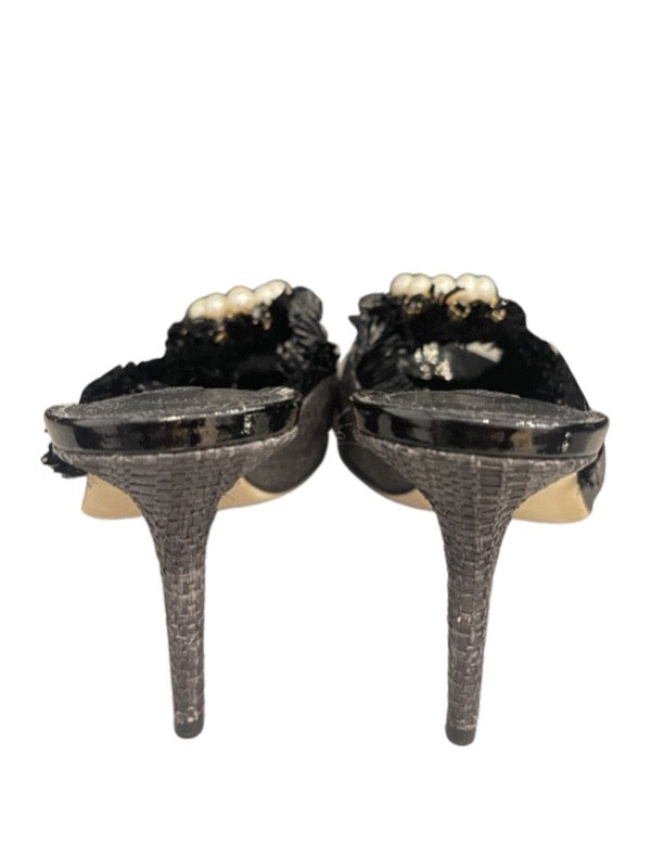 Dolce and Gabbana Raffia Mules