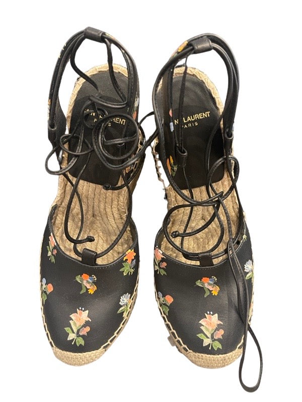 Yves Saint Laurent Wedge Espadrilles