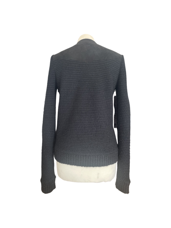 The Kooples Cardigan with Lambskin fringe