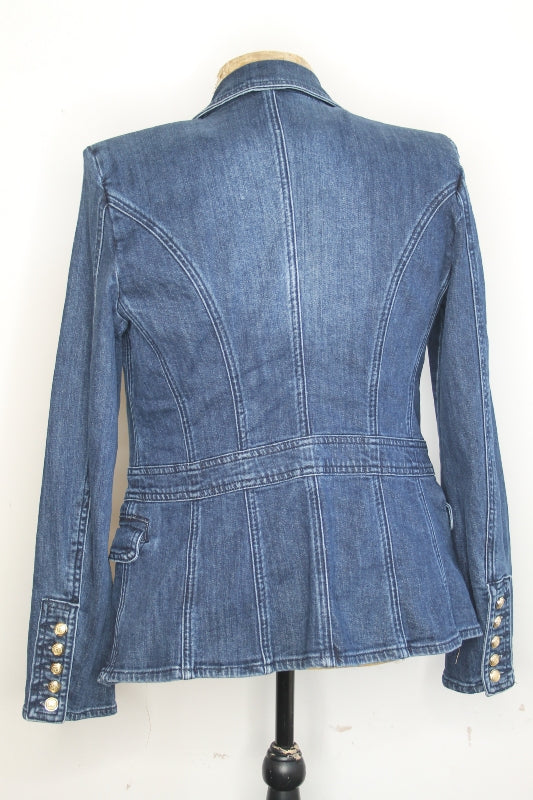 Toxik Stretch Denim Blazer Jacket