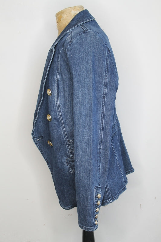 Toxik Stretch Denim Blazer Jacket