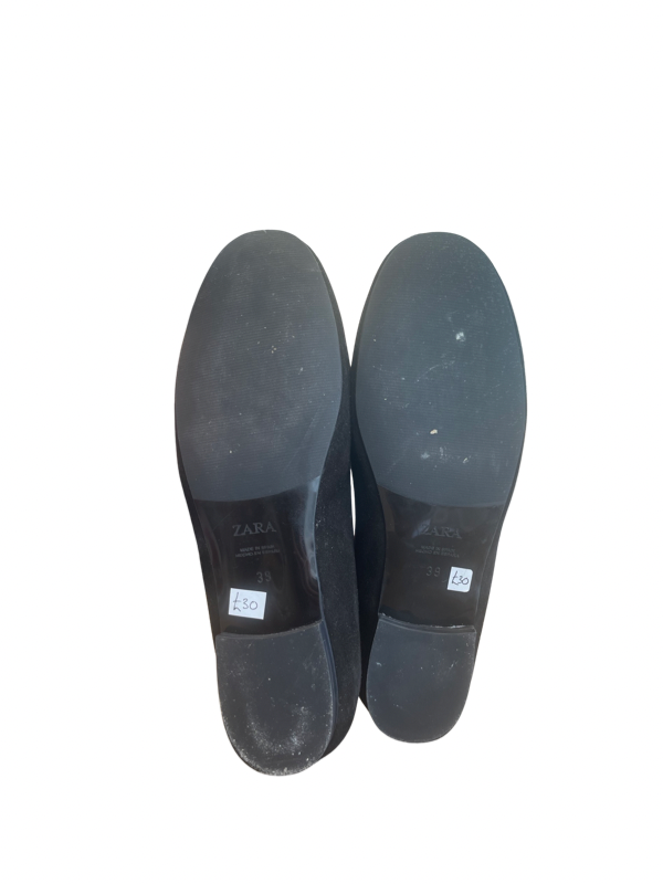 Zara Suede Flats Shoes