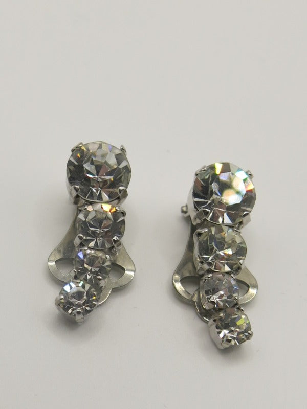 1950s Hollywood Clip On Earrings