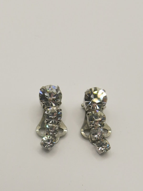 1950s Hollywood Clip On Earrings
