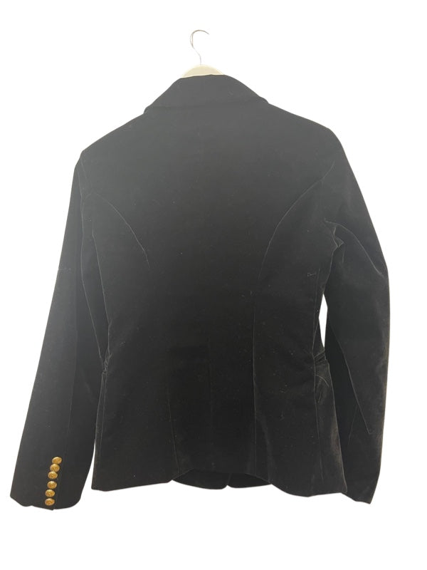 Velvet Blazer Gold Hardware