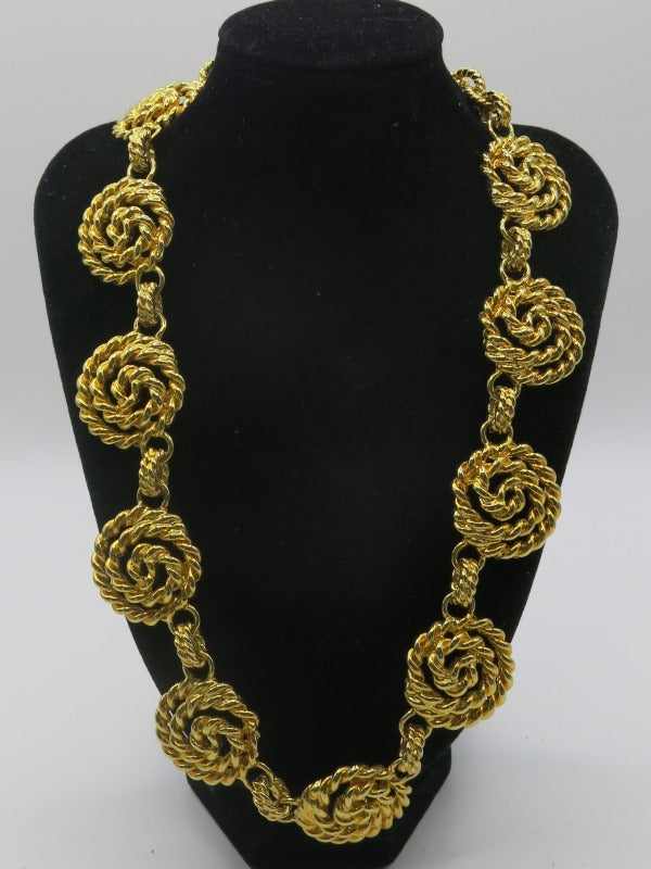 Anne Klein Statement Gold Necklace
