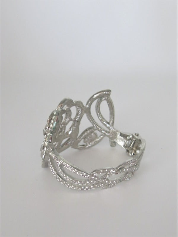 Camilla Flower Diamante Cuff