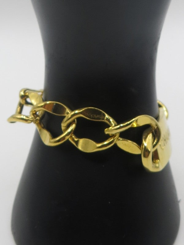 Upcycled Gourmette Bracelet