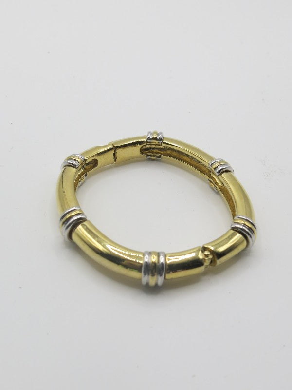 Ciro 1980's White Gold Bangle