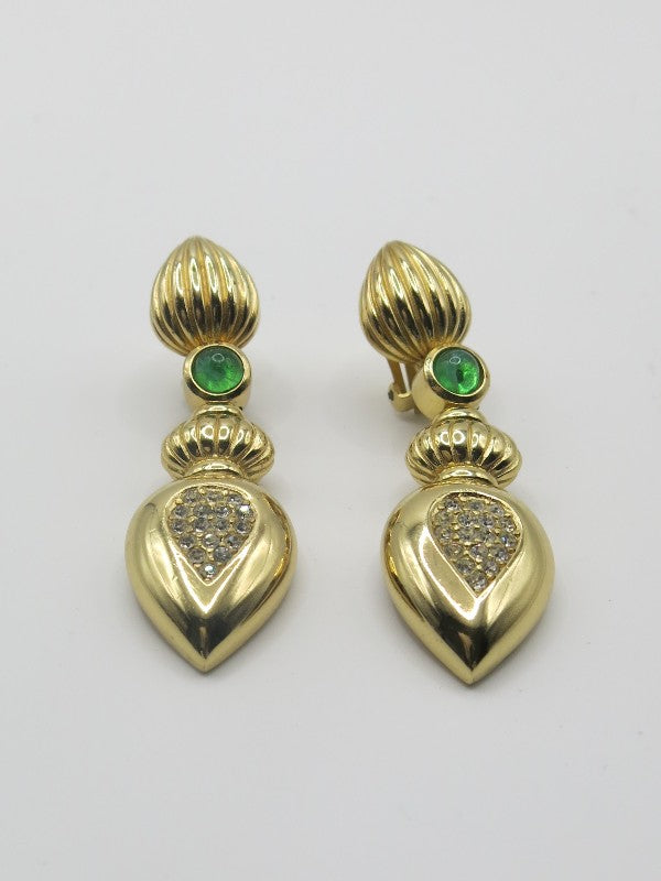 Dior Drop Clip On Earrings