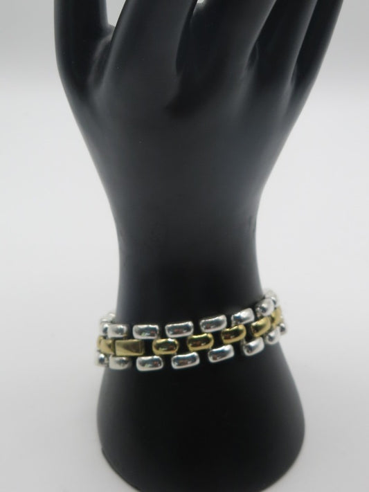 Erwin Pearl Silver Gold Tone Bracelet