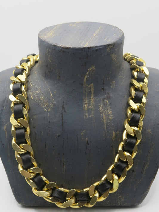 Erwin Pearl Miami Curb Necklace Vintage