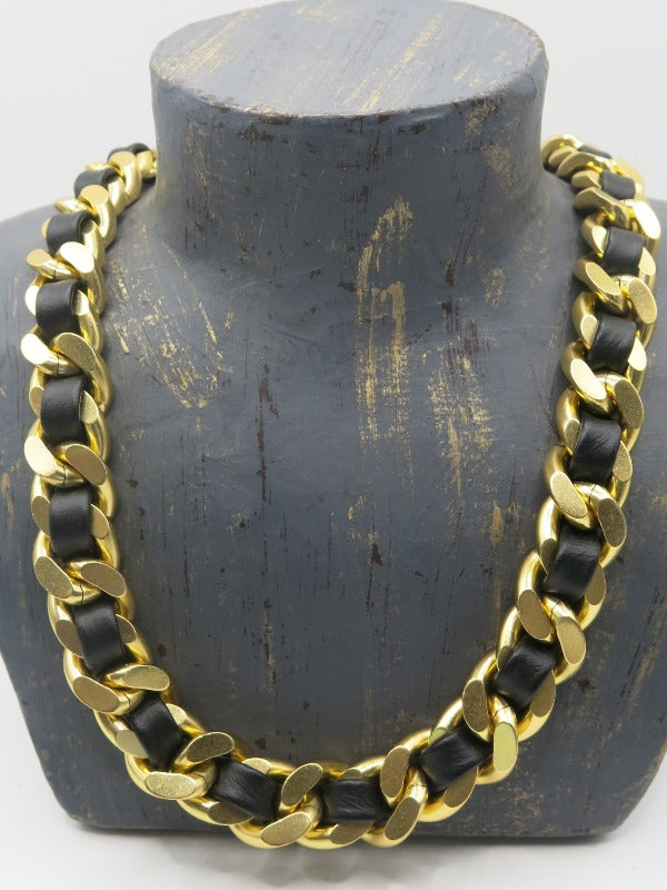 Erwin Pearl Miami Curb Necklace Vintage