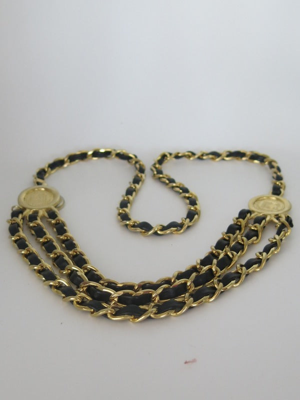 Express Brand Chain Belt 1980s