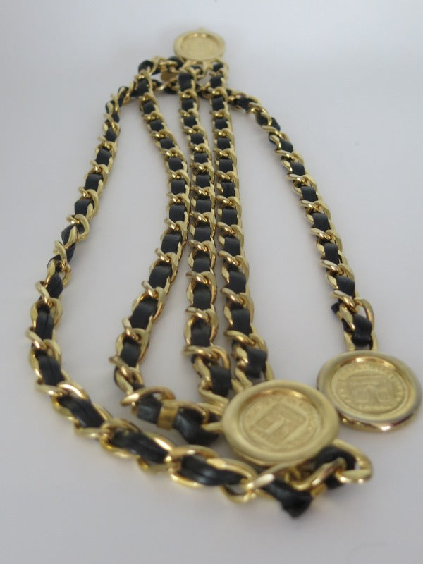 Express Brand Chain Belt 1980s