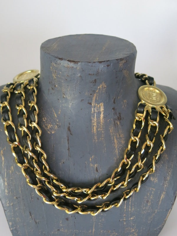 Express Brand Chain Belt 1980s